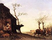 paulus potter Driving the Cattle to Pasture in the Morning Spain oil painting artist